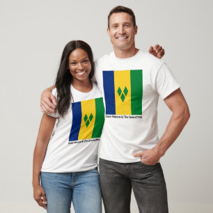 Camiseta San Vicente y las Granadinas bandera Vincy