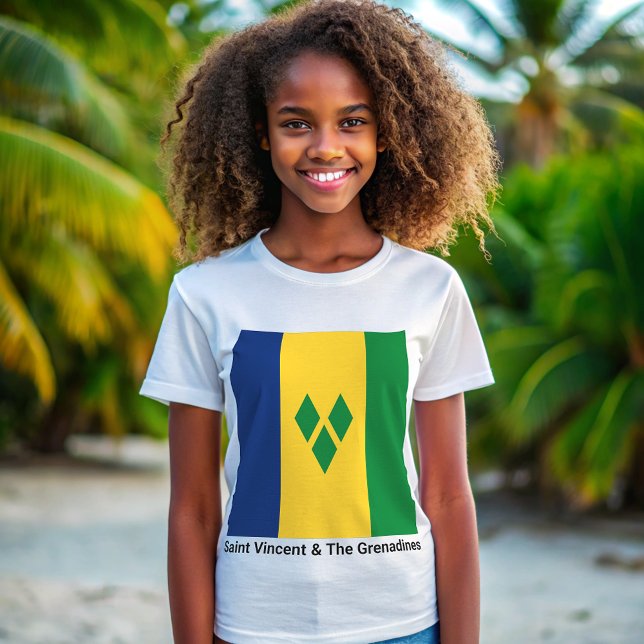 Camiseta San Vicente y las Granadinas bandera Vincy (Subido por el creador)