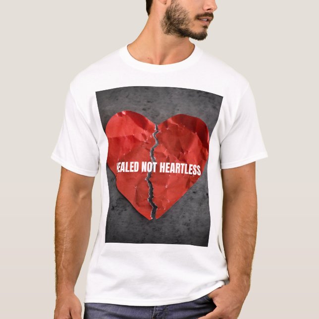 Camiseta Sanado no sin corazón  (Anverso)