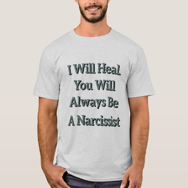 Camiseta Sanaré. Siempre serás narcisista. (Anverso)