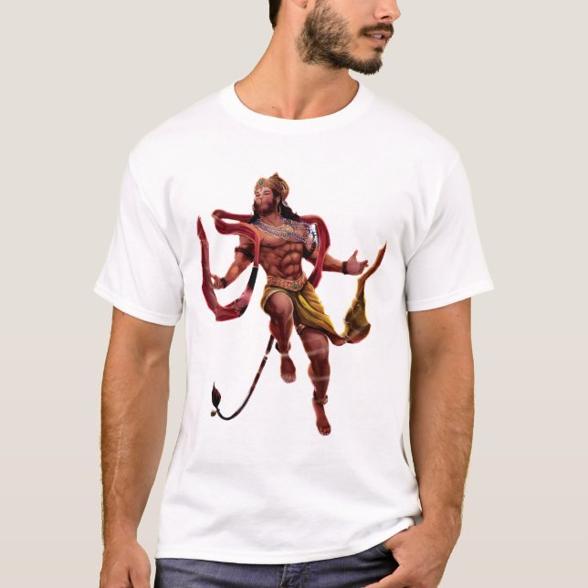 Camiseta Sanatan Dharma Balvan Shree Hanuman (Anverso)