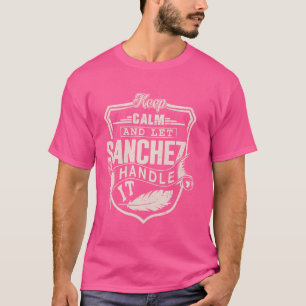Camiseta Sánchez Apellido Shirt Sánchez Nombre cumpleaños