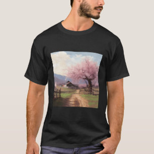 Camiseta Sanctuario Campesino de Retiro de Flor de Cerezo c
