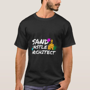 Camiseta Sand Castle Architect Sand Castle Vacation Beach
