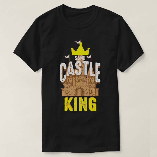 Camiseta Sand Castle King Cute Minite Castle Funny Beach (Diseño del anverso)