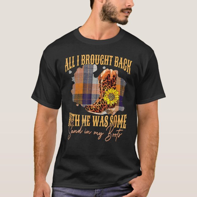 Camiseta Sand In My Boots Country Music Avers (Anverso)