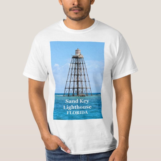Camiseta Sand Key Lighthouse, Florida (Anverso)