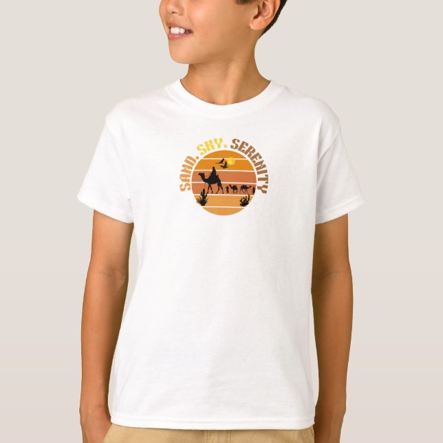CAMISETA SAND.SKY.SERENITY (Anverso)