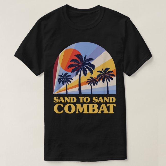 Camiseta Sand To Sand Combat Beach Friends Ocean Buddy Summ (Diseño del anverso)