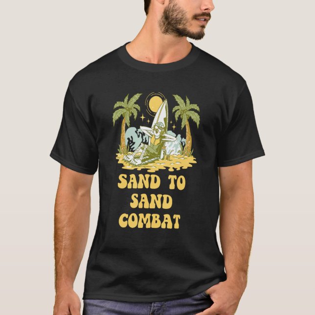 Camiseta Sand to Sand Combat Beach Friends Ocean Buddy Summ (Anverso)