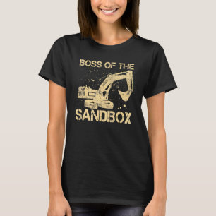 Camiseta Sandbox Boss Excavator Driver Heavy Equipment Open