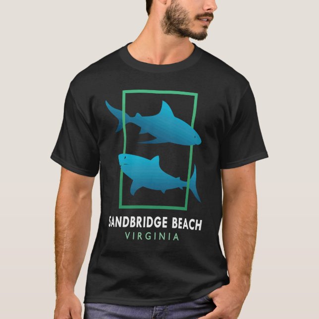 Camiseta Sandbridge Beach  Virginia  Souvenir (Anverso)