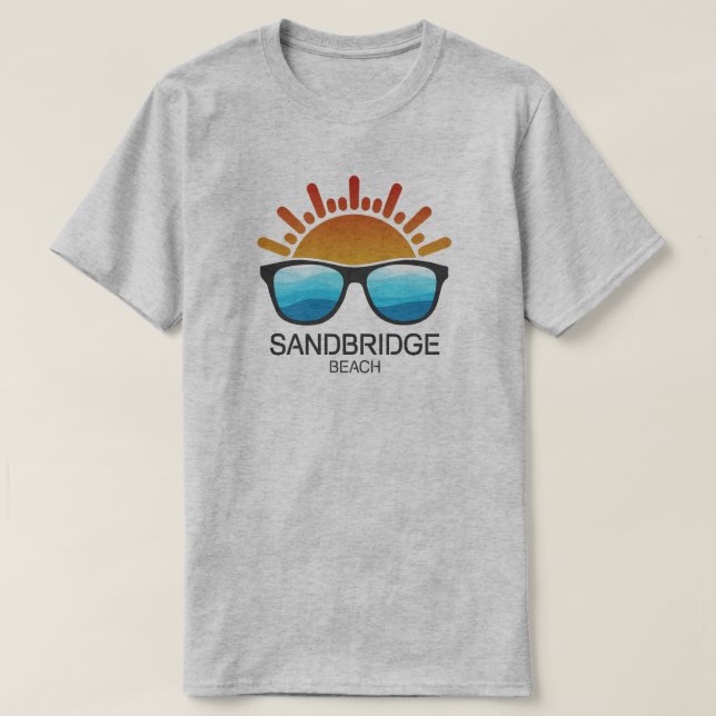 Camiseta Sandbridge Beach Virginia Sunganteg (Diseño del anverso)