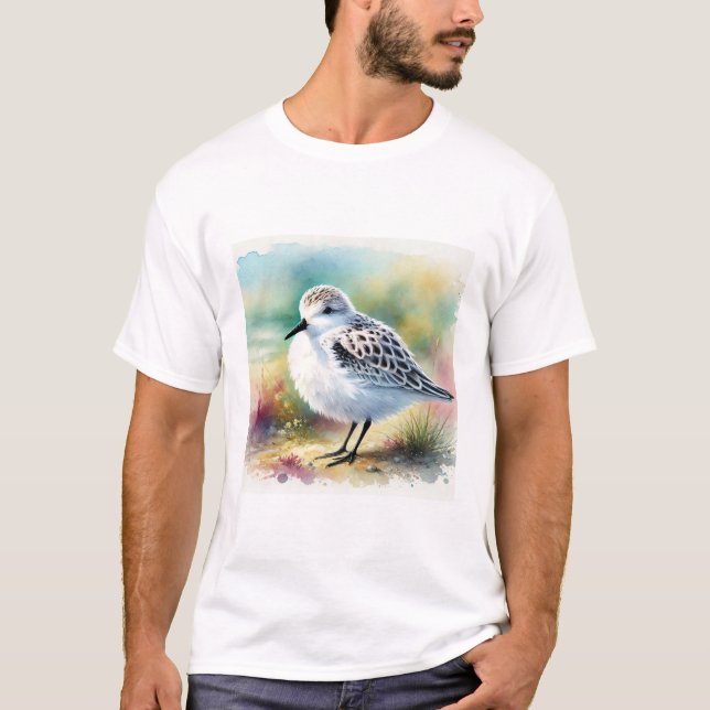 Camiseta Sanderling Bird 200924AREF115 - Watercolor (Anverso)