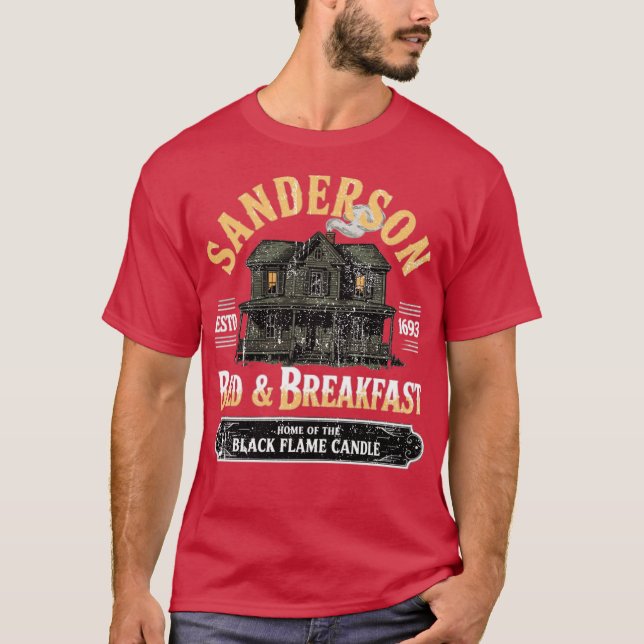 Camiseta Sanderson Bed & Breakfast ESTD 1693 (Anverso)