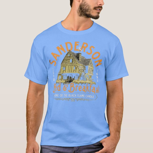 Camiseta Sanderson Bed & Breakfast ESTD 1693 (Anverso)
