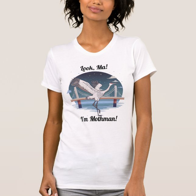 Camiseta Sandhill Crane Mothman (Anverso)