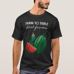 Camiseta Sandía Cultiva Mi Propio Agricultor Local Vegetabl