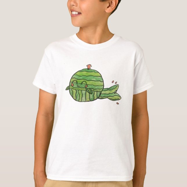Camiseta sandía de ballena (Anverso)