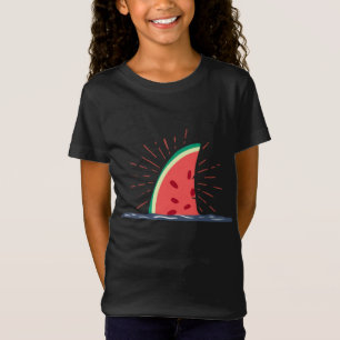 Camiseta sandía de Kawaii - Fruta de verano de fin de tibur