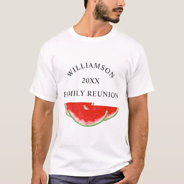 Camiseta Sandía de Reunión Familiar  (Anverso)
