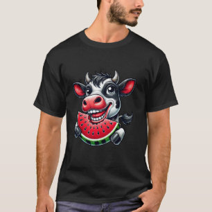 Camiseta Sandía de verano fruta toro vaca linda