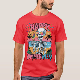 Camiseta Sandía de verano Jackolantern Feliz Summerween Sk