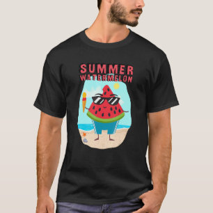 Camiseta Sandía de verano playa de vida de frutas tropicale