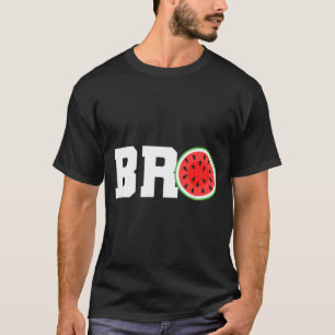 Camiseta Sandía Divertida Hermano Lindo Vacaciones De Veran