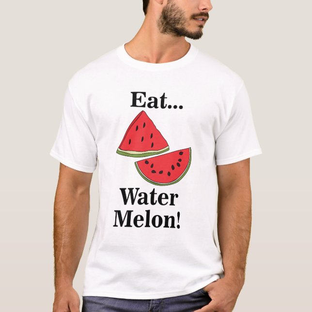 Camiseta Sandía Fruta Divertida (Anverso)