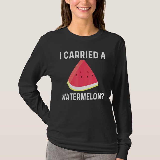 Camiseta sandía Guay Para Hombres Fruta De Melón Rojo (Anverso)