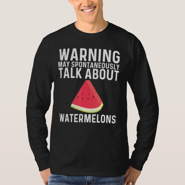 Camiseta sandía Guay Para Hombres Fruta De Melón Rojo (Anverso)