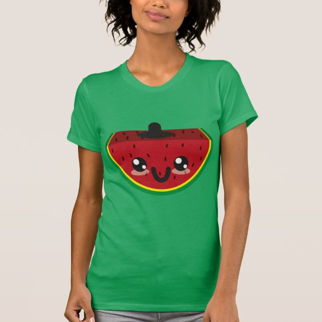 Camiseta Sandia Kawaii (Anverso)