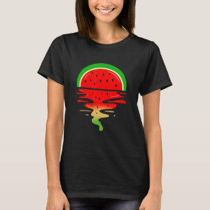 Camiseta Sandía Linda Gafas De Sol De Frutas De Verano En L