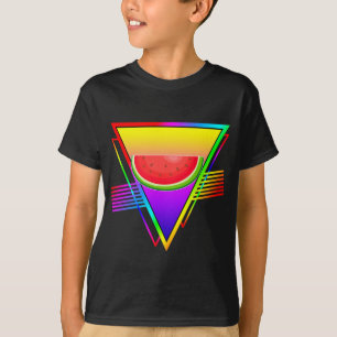 Camiseta Sandía Neon Retro