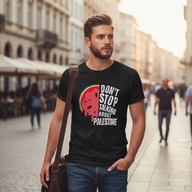 Camiseta sandía No dejes de hablar de Palestina (Subido por el creador)