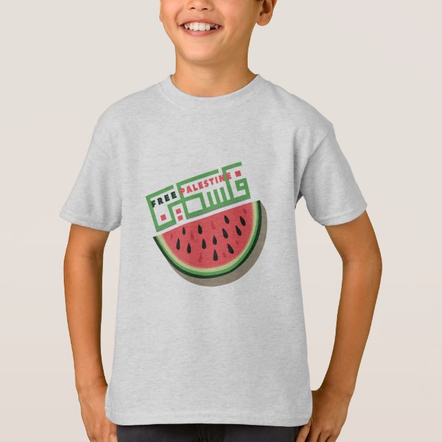 CAMISETA SANDÍA PALESTINA LIBRE (Anverso)