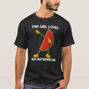 Camiseta sandía Para Chicas Niños Planta De Fruta Melónica