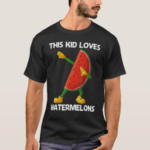 Camiseta sandía para niños planta de frutas de melón