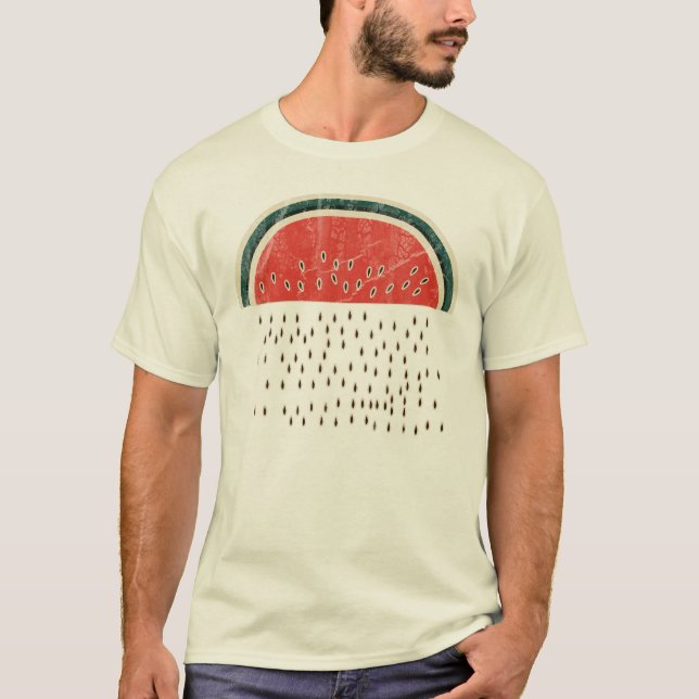 Camiseta Sandía que llueve las semillas (Anverso)