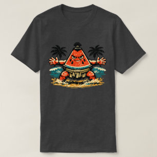 Camiseta Sandía Shogun Playa Sumo — Verano Antiguo de Guerr