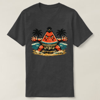 Camiseta Sandía Shogun Playa Sumo — Verano Antiguo de Guerr