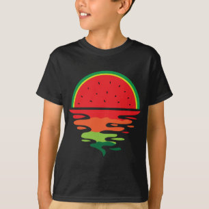Camiseta sandía veraniega agua de verano Fruta de agua pues