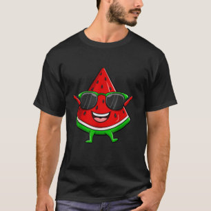Camiseta sandía verano gafas de sol Fruto Hombres Tropicale
