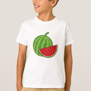 Camiseta sandía y rebanada