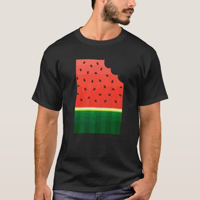 Camiseta sandías I Vegan Vegetarian Conservation Garden (Anverso)