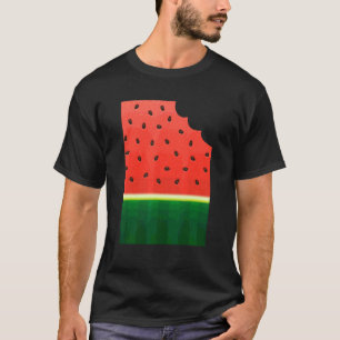 Camiseta Sandías I Vegano Vegetariano Jardín Conservación