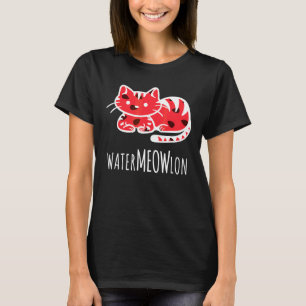 Camiseta sandías I Watermeowlon I Kitten Cat Garden Nat