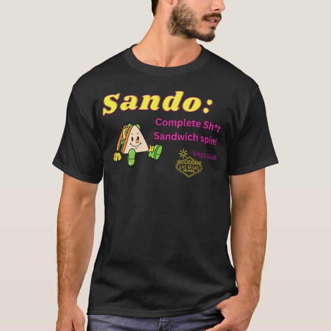 Camiseta Sando Vegas Matt (Anverso)