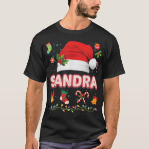 Camiseta Sandra Santa Claus Familia Gorra Feliz Navidad